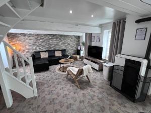 Posezení v ubytování Gîte Rubis - JACUZZI - Pairi Daiza - 6 pers