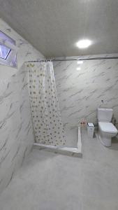 Koupelna v ubytování Akelvani Guest House