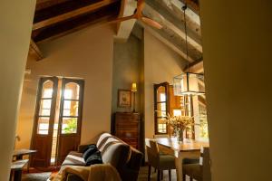 Posezení v ubytování Casa María Berna