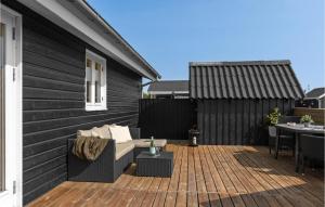 Balkón nebo terasa v ubytování 3 Bedroom Nice Home In Hirtshals