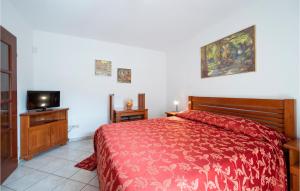 Postel nebo postele na pokoji v ubytování Cozy Apartment In Pula With Wifi