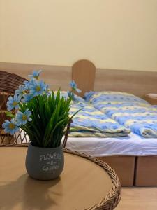 Posteľ alebo postele v izbe v ubytovaní Apartmány Ados