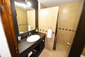 Koupelna v ubytování Cabañas Los Moye + 10 fotografií