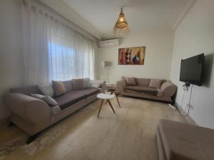 Posezení v ubytování Appartement top capi