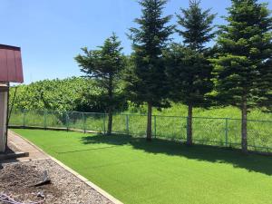 帯広駅から車で10分 リバーサイドにある一軒をまるまる貸切12名まで外面的花园