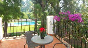 The swimming pool at or close to El Sequer Casa Rural