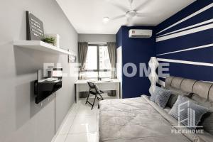 KLIA-KLIA 2, Comfy Studio, Horizon Suites Sepang-Dengkil by Flexihome-MY的电视和/或娱乐中心