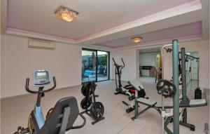 Fitness centrum a/nebo fitness zařízení v ubytování Lovely Home In Imotski With Sauna
