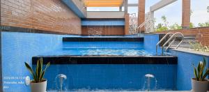 The swimming pool at or close to Hotel Pandian