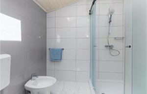 Koupelna v ubytování Apartment Kunfin V