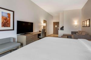 Телевизор и/или развлекательный центр в Comfort Suites Scottsdale Talking Stick Entertainment District