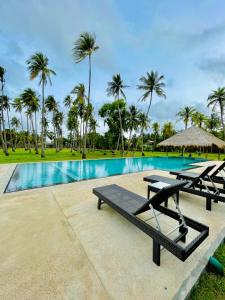 Bazén v ubytování Club Mango Resort nebo v jeho okolí