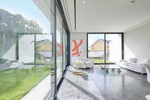 Ruang duduk di Marine House Hayama -マリンハウス葉山-