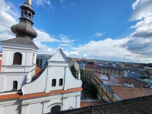 Vista generica su Brno o vista sulla città dall'interno dell'appartamento