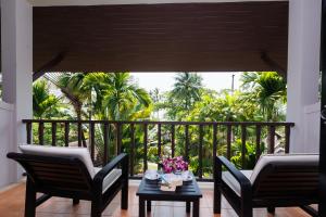 Balkón nebo terasa v ubytování Nang Thong Bay Resort