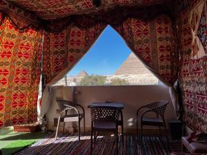 Oleskelutila majoituspaikassa Kemet Pyramids Room view
