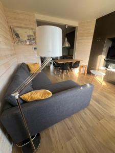 Posezení v ubytování Les Colombages