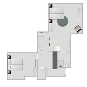 Neu! Gemütliche 2,5 Zimmer Wohnung in Winterthur平面图