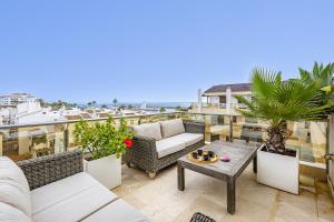 Istumisnurk majutusasutuses 2218-Duplex first line beach with sea view