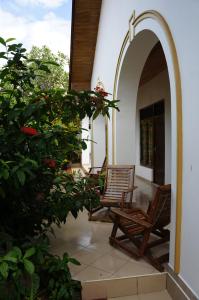 Istumisnurk majutusasutuses Tandem Guesthouse