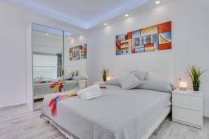 Ένα ή περισσότερα κρεβάτια σε δωμάτιο στο Villa Vista Oceano