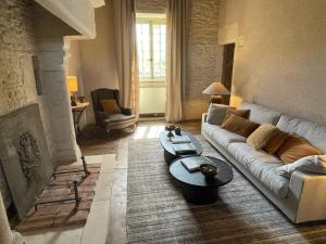 Posezení v ubytování Gîte d'exception - Manoir de Sacquenay