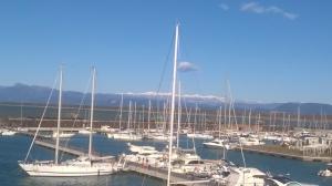 a group of boats docked in a harbor at L'incanto Di Boccadarno in Marina di Pisa