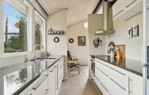 Η κουζίνα ή μικρή κουζίνα στο 4 Bedroom Stunning Home In Knebel