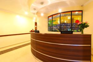 Ο χώρος του λόμπι ή της ρεσεψιόν στο Vittoria Suites