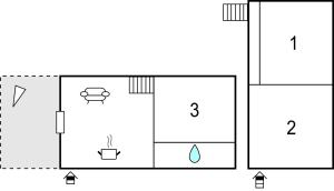 Plán poschodí v ubytovaní Apartment Put Obrovca Vi