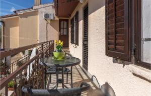 Balkón alebo terasa v ubytovaní Apartment Valtura 13