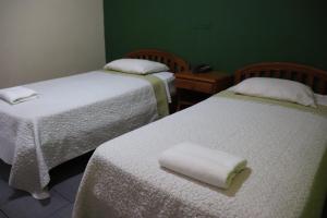 Krevet ili kreveti u jedinici u objektu Hotel Toledo