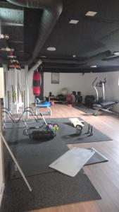 Das Fitnesscenter und/oder die Fitnesseinrichtungen in der Unterkunft Relais Lucomagno
