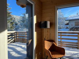 Obiekt CHALET LES PRIMEVÈRES 4 Étoiles zimą