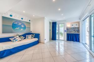 Χώρος καθιστικού στο Villa Formica, a due passi dal mare