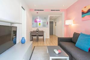 Posezení v ubytování Lugaris Rambla Apartments