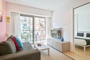 Posezení v ubytování Lugaris Rambla Apartments