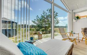 Μπαλκόνι ή βεράντα στο Cozy Home In Thisted With Sauna