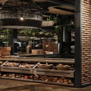 Predel za sedenje v nastanitvi Homebase by Revier