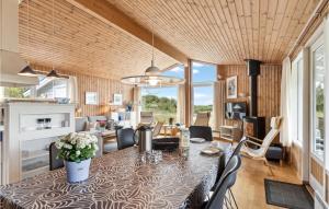 Posezení v ubytování Holiday Home Harald Jensens Vej