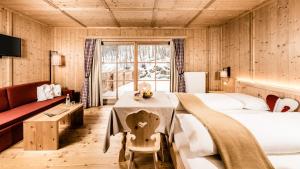 Postel nebo postele na pokoji v ubytování Hotel Oberraindlhof