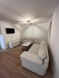 TV a/nebo společenská místnost v ubytování Apartman Perla