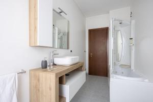 Koupelna v ubytování Casa Genny