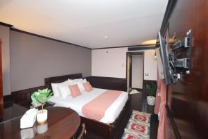 Voodi või voodid majutusasutuse YOU Nile View Hotel toas