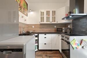 Kuchyň nebo kuchyňský kout v ubytování Home Dalov