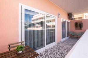Μπαλκόνι ή βεράντα στο Parque dos Reis, apartment 3 B