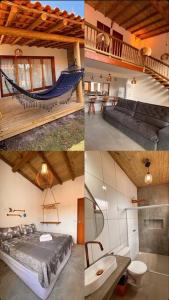 Koupelna v ubytování Casa Viva Caraíva