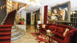 Posezení v ubytování Hôtel particulier Le DOGE - Relais & Châteaux