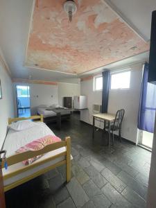 Η κουζίνα ή μικρή κουζίνα στο Hotel Estação Norte