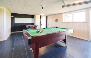 a billiard room with a pool table in it at Four-Bedroom Holiday Home In Vestervig in Vestervig